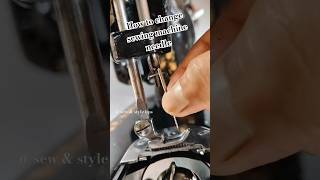 How to change sewing machine needle sewingtipsandtricks sewingtools sewingmachinerepair shorts [upl. by Giffy]