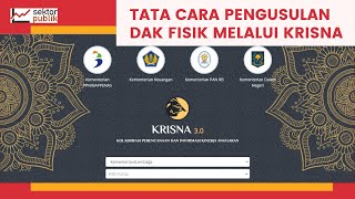 Tata Cara Pengusulan DAK Fisik Melalui KRISNA [upl. by Ellezig]