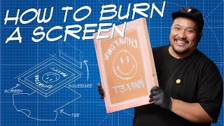 How To Make A Screen For Screen Printing  THE BLUEPRINT [upl. by Renata813]