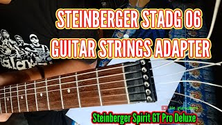 STEINBERGER STADG 06 GUITAR STRINGS ADAPTER STEINBERGER SPIRIT GTPRO DELUXE [upl. by Adnik]