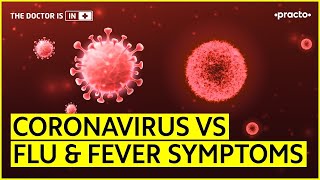 Coronavirus Symptoms vs Flu amp Fever Symptoms  Types amp Causes of Fever  Practo [upl. by Ditter269]