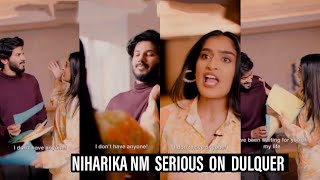 Niharika NM Serious on Dulquer salman  Sita Ramam  Political Fire [upl. by Esom]