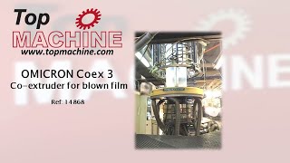 OMICRON Coex 3 Coextruder for blown film used [upl. by Nolla]