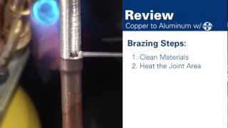 How to Braze Aluminum to Copper [upl. by Yennek]