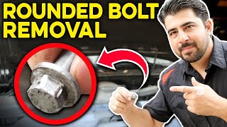 How To Remove A Rounded Nut Or Bolt Without An Impact Wrench [upl. by Amador]