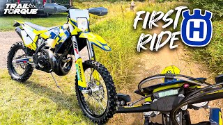 First Ride on My New Husqvarna TE300i  Butts Quarry Enduro 4K [upl. by Laamak]