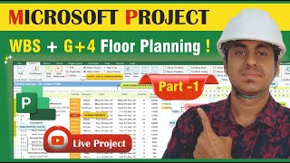 How to Prepare Construction Plan on MSP  MS Project Complete Tutorial  Civil Brains [upl. by Goodden]