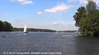 Bootsfahrt auf der Havel Von Spandau nach Hennigsdorf [upl. by Upali]