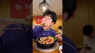 GIGANTIC chicken teriyaki bowl in 10 bites shortvideo [upl. by Yemarej]