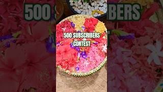 😱500 SUBSCRIBERS போட்டி 😱  வெல்லும் நபருக்கு பரிசு🎁 [upl. by Nylemaj900]