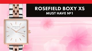 Женские часы Rosefield Boxy XS  must have №1 в вашей коллекции [upl. by Guttery]