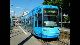 Badesalz in der Straßenbahn VGF Haltestellenansage auf der Linie 20 in Frankfurt [upl. by Nivre]