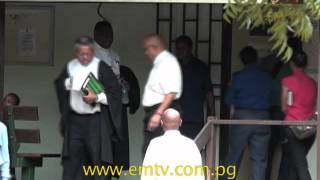 Supreme Court Judge and Lawyer Appear for Mention at Waigani Committal Court [upl. by Aisauqal]