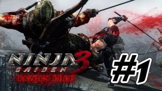 Ninja Gaiden 3 Razors Edge  Walkthrough Part 1 Gameplay HD [upl. by Brittni211]