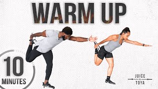 10 Minute Full Body PreWorkout StretchWarmUp Routine [upl. by Prager797]