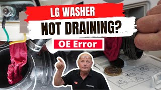 LG Washer OE Error 5 Reasons Your Washing Machine Wont Drain [upl. by Ahsinwad61]