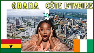 Ghana vs Côte d’Ivoire Similarities and differences [upl. by Aseyt83]