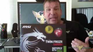 MSI Twin Frozr Gaming GTX 650Ti Unboxing  Review [upl. by Adabel]