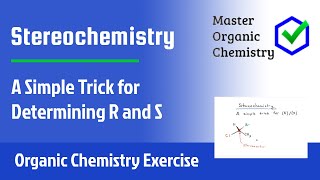 Stereochemistry  A Simple Trick for Determining R and S [upl. by Amehsyt]