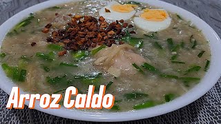 Simple Chicken Arroz Caldo Recipe Filipino Comfort Food [upl. by Atteloiv]