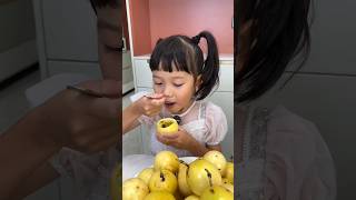 Passion fruit for mother 🍊😍 mini wood toy  woodworking art skill  wood  hand crafts  shorts [upl. by Lubbock180]