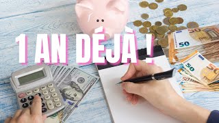 SYSTEME des ENVELOPPES BUDGET 💌 déjà 1 an 🥳🎁 TCHIT TCHAT BILAN etc [upl. by Enwahs]