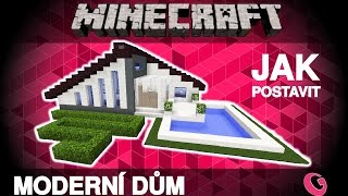 Minecraft Jak postavit moderní dům 02  modern house tutorial CZSK [upl. by Harpole669]