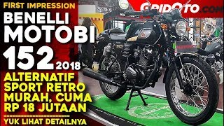 Benelli Motobi 152  First Impression Review  GridOto [upl. by Bridget]