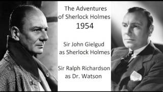 The Adventures of Sherlock Holmes Dr Watson meets Sherlock Holmes  John Gielgud  1954 [upl. by Ilenna]