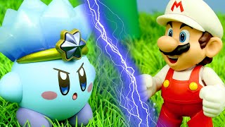 Mario vs Kirby  Stop Motion Animation 4K [upl. by Maibach515]