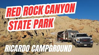 Amazing Desert Camping Ricardo Campground Red Rock Canyon [upl. by Lipman]