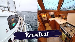 54  Roomtour auf der SIRIUS 40 DS  Perfektes Boot für die Weltumsegelung [upl. by Secnirp]