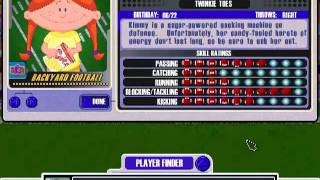 Kimmy Eckman Theme  Backyard Football 2002 [upl. by Glimp]