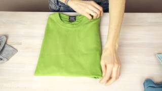 How to fold a Tshirt like a Pro  3 ways [upl. by Magnusson]