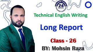 ENG201 Short Lecture  26  VU Short Lecture  Writing Long Reports in Urdu  Hindi [upl. by Emmons]