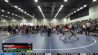 Grades 1 And 2 75 Kellan Powers Prodigy Wrestling Vs Owin Koethe Akron Coventry [upl. by Lawan808]