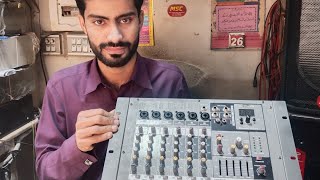 6 Chanel 4 Chanel Mixer Best Mixer for Speakrs 800f 800f plus K Audio Peavy Makki Sound 03408604338 [upl. by Jacqueline]