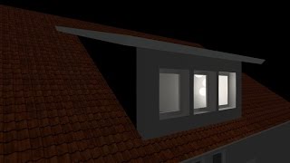 Dialux evo  How to create a dormer [upl. by Werdnaed]