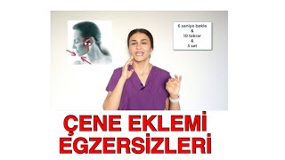 ÇENE EKLEMİ İÇİN EGZERSİZLER tme temporomandibulareklem [upl. by Mirella]