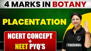 Placentation in Plants  Types of Placentation  NCERT Based Concept in NEET 2023 4 Marks in Botany [upl. by Lewanna]