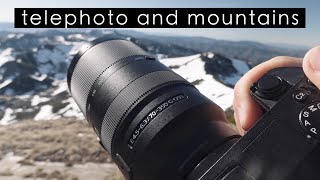 Sony 70350mm  first impressions from the highest peak in Lugo [upl. by Atteinotna]