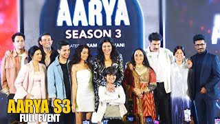 Aarya Season 3 Trailer Launch  Susmita SenSikandar KherIndraneil SenguptaIla Arun [upl. by Cassell266]