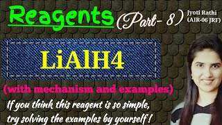 Lialh4 reduction mechanismlialh4 reactionreagents for CSIRNET GATE IITJAM [upl. by Novehs768]