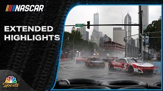 NASCAR Cup Series EXTENDED HIGHLIGHTS Grant Park 165 at Chicago  7724  Motorsports on NBC [upl. by Obau]