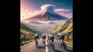 CHEATER gets CONED Then SPRINTING up the Volcano KOM All at La Vuelta a España on ZWIFT Stage 5 [upl. by Linus]