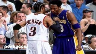 Allen Iverson Top 5 crossovers on Kobe Bryant [upl. by Nidak]