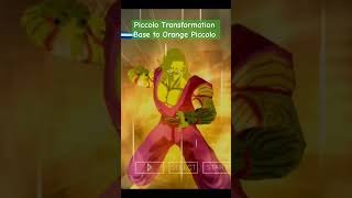 Piccolo Transformation Base to Orange Piccolo  Dragon Ball Sparking Zero Mod  shorts [upl. by Sigler]