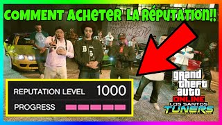 RÉPUTATION GTA  Comment ACHETER la RÉPUTATION NIVEAU 100 en 15 MINUTES sur GTA 5 ONLINE PATCHÉ [upl. by Kalindi]