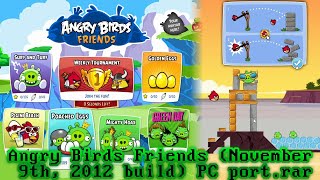 Fanware Files Angry Birds Friends November 9th 2012 build PC portrar Episode 190 [upl. by Eenot]