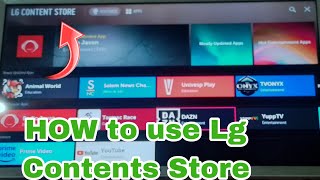 How do I install apps on my LG Smart TV which are not available in the LG Content Store [upl. by Cesaro]